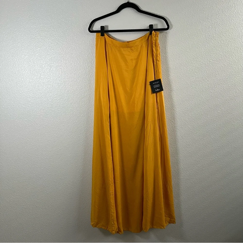 NWT Lulus Trancoso Golden Yellow Two-Piece Maxi Dress XL - Picture 6 of 12